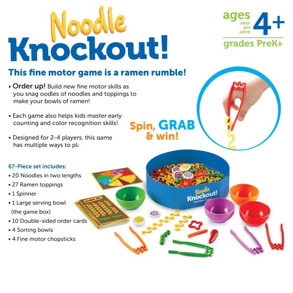 Noodle Knockout™ Fine Motor Game - Image 4